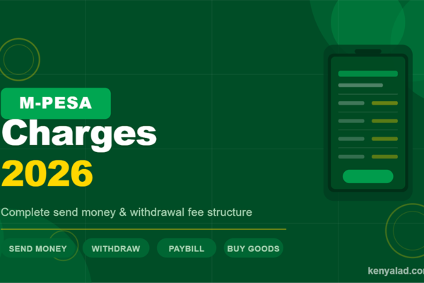 M-Pesa charges 2026 Kenya - complete send money and withdrawal fee structure guide